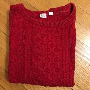 GAP Red Winter Sweater